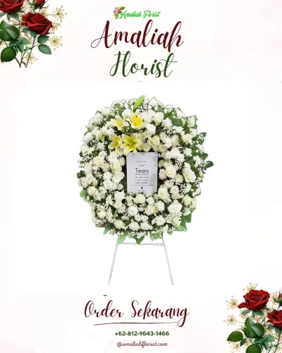 Krans Bunga Duka Cita aweh